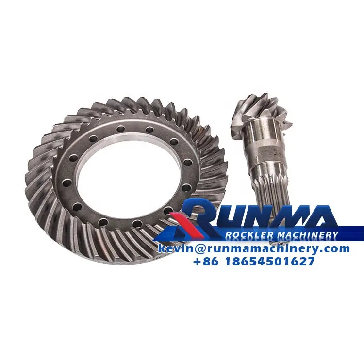 RUNMA 937H spare parts Z30.8.1-3L Z30.8.1-1A bevel gear set group for wheel loader