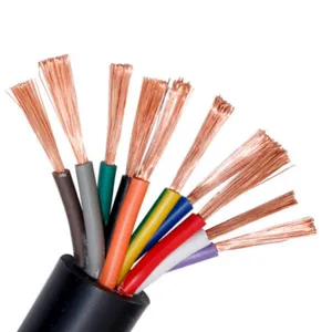 廉价高品质聚氯乙烯绝缘铜10芯柔性耐火电线电缆