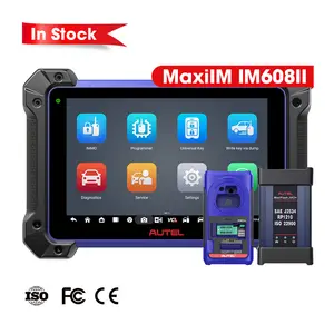 Autel Maxiim IM608 II Pro 2 Im608Proii 키 36 + 기능을 갖춘 포브 프로그래머 키 생성, 칩 읽기 쓰기 클론 진단 도구