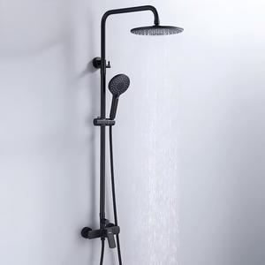 Ensemble de douche en laiton britannique de haute qualité <span class=keywords><strong>avec</strong></span> pulvérisation douce à poignée unique et finition chromée pour salle de bain et hôtel - Product Image 3