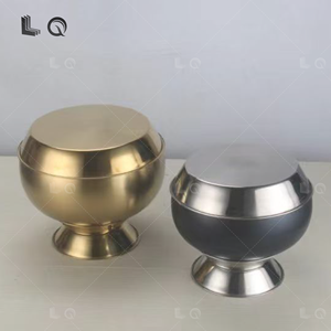 <span class=keywords><strong>2025</strong></span> + tendance Bouddhiste Thaïlande Style Moine Mendiant Moine Bol En Acier Inoxydable Thaïlande Vaisselle avec Support - Product Image 1