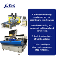 Sistema de Soldadura de Pernos Automático CNC de Alta Eficiencia IKING, Soldador de Pernos Automático Multipistola para Construcción Industrial de Acero