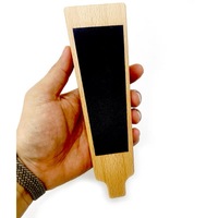 Poignée de bière personnalisée Home Brew Poignée de robinet gravée en bois Tableau noir réutilisable DIY Craft Beer Robinet Bar Accessoire Décor