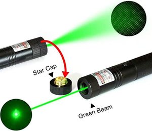 Long Range USB Rechargeable <strong>303</strong> Stars <strong>Green</strong> 532nm <strong>Laser</strong> Pointer Pen - Product Image 2