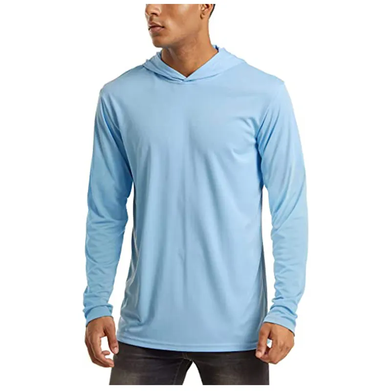 lightweight long sleeve hooded t-shirt mens