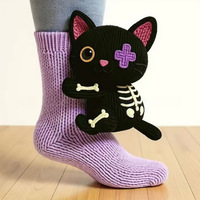 Nouvelles chaussettes en peluche 3D pour adultes, motif animal, chaussettes tricotées confortables, nouveauté, chaussettes pour la maison, usage quotidien, tailles 36-40