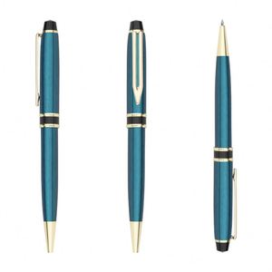 Stylo bille en métal rotatif personnalisable avec logo, en gros, pour la publicité d'entreprise et l'usage au bureau - Product Image 5