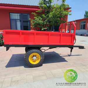 Remolque Agrícola Volquete para Tractor de Jardín, Remolque Volquete para Granja, Construcción, Nuevas Condiciones, Personalizado con Certificación CE - Product Image 5