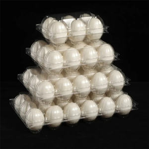 <span class=keywords><strong>Supermercado</strong></span> <span class=keywords><strong>Precio</strong></span> barato 4 8 10 12 Rejilla Bandeja de <span class=keywords><strong>huevos</strong></span> de plástico PET Blister Box Farm Chicken Egg Packaging - Product Image 5