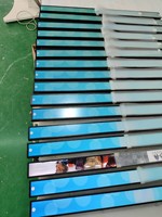 Écran LCD commercial VETO de type barre pour intérieur, 23,1, 29, 35, 37, 37,8 pouces, lecteur multimédia publicitaire Android, écran LCD étiré