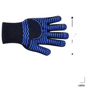 Gants de barbecue en silicone ignifuges certifiés CE, résistants à la chaleur, réutilisables, pour la cuisine - Product Image 4