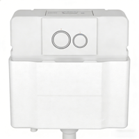 WC suspendu avec réservoir encastré, double chasse d'eau, économie d'eau, silencieux, pour hôtels et gîtes, couleur personnalisable