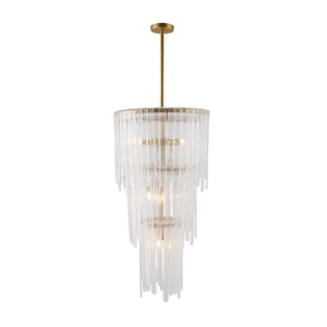 Lustre en verre de Murano de style industriel vintage pour salon, lustres et suspensions noirs pour villa - Product Image 2