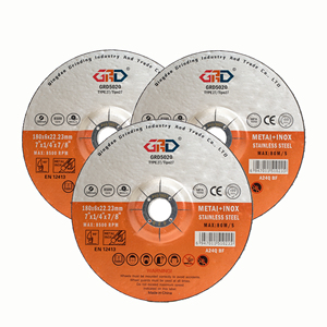 Disque <span class=keywords><strong>de</strong></span> meulage angulaire personnalisé 180*6*22.23mm haute dureté, à base <span class=keywords><strong>de</strong></span> résine d'aluminium, 80m/s, extra fin, GRD T27 - Product Image 2