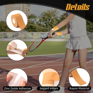 38mm dễ dàng xé răng cưa cạnh kẽm oxide Băng đóng đai băng cứng nhắc thể thao băng cho vật lý trị liệu - Product Image 4