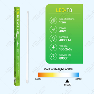 Tubo <span class=keywords><strong>LED</strong></span> T8 40W 4000LM in PC a Prezzo Competitivo, Moderno e Sicuro, Ricaricabile, 1,2M Universale per Soffitto - Product Image 6