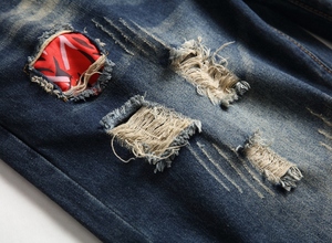 <span class=keywords><strong>Shorts</strong></span> estivi all'ingrosso in pelle sfusa da <span class=keywords><strong>uomo</strong></span> <span class=keywords><strong>Jeans</strong></span> <span class=keywords><strong>Shorts</strong></span> Denim Street Wear in <span class=keywords><strong>Jeans</strong></span> dipinti Vintage pantaloncini Casual per gli uomini - Product Image 6