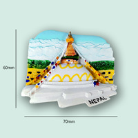 Autocollants magnétiques de réfrigérateur en résine en relief 3D, thème Sites touristiques du monde, style européen et chinois, tourisme mondial