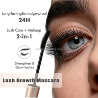OTVENA Mascara longue tenue pour cils recourbés, volume modulable, séchage rapide, anti-bavures, pour un look de cils naturel à audacieux