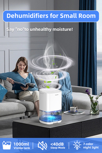 Mini <span class=keywords><strong>d</strong></span>éshumidificateur portable <span class=keywords><strong>pour</strong></span> armoire 350 ml/jour, <span class=keywords><strong>extracteur</strong></span> <span class=keywords><strong>d</strong></span>'<span class=keywords><strong>humidité</strong></span> semi-conducteur 1,3 kg, petit éliminateur <span class=keywords><strong>d</strong></span>'<span class=keywords><strong>humidité</strong></span> - Product Image 2