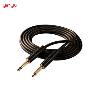 Cavo per Strumenti Yinyu GTC039 6.35mm 1/4 di Pollice 24AWG, Cavo Patch Dritto per Chitarra <span class=keywords><strong>Elettrica</strong></span>, Tastiera e <span class=keywords><strong>Pedaliera</strong></span> - Product Image 1