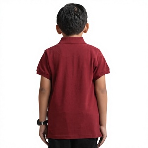 Wholesale Custom Logo OEM Design Multi Color Premium 100% Cotton Knitted Solid Quick Dry 220 GSM Casual Boys Polo-Shirt - Product Image 6