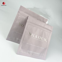 Papier d'aluminium de couleur métallique imprimé personnalisé, 3 côtés, plat, thermoscellé, réutilisable, anti-odeur, Sachet d'emballage à fermeture éclair