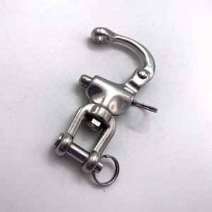 Thuyền Neo còng mùa xuân AISI 304 316 thép còng Hàm xoay <span class=keywords><strong>Snap</strong></span> còng - Product Image 5