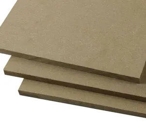 Board Indoor E1 CN;SHN Mdf Panel Carbon Modern Raw Mdf Board Plain for Furniture Custom Size High Medium Density Fibreboard 18mm