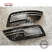 Grille antibrouillard pour Audi RS4 noir brillant voiture brouillard nid d'abeille maille Grille 2013 2014 2015