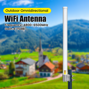Antena WiFi de Alta Ganancia para Exteriores, 4x4, 5298462, 2.4G, 4G, 5G, Amplificador de Señal Inalámbrica, Largo Alcance, 4800-6500MHz, 15dbi - Product Image 6