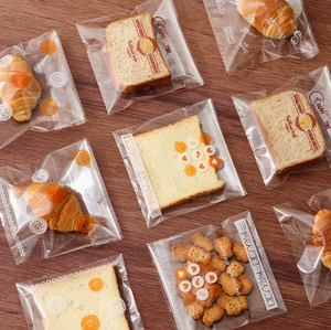 Bread Candy Biscuit Snacks <b>Packaging</b> <b>Bag</b> Bread Plastic Gummy Biscuit Self Adhesive <b>Packaging</b> <b>Bag</b> - Product Image 2