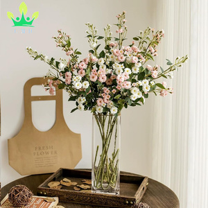 Rosa camelia artificiale per vaso steli lunghi rosa finto fiori per negozio giardino tavolo da ufficio decorazione di nozze - Product Image 5