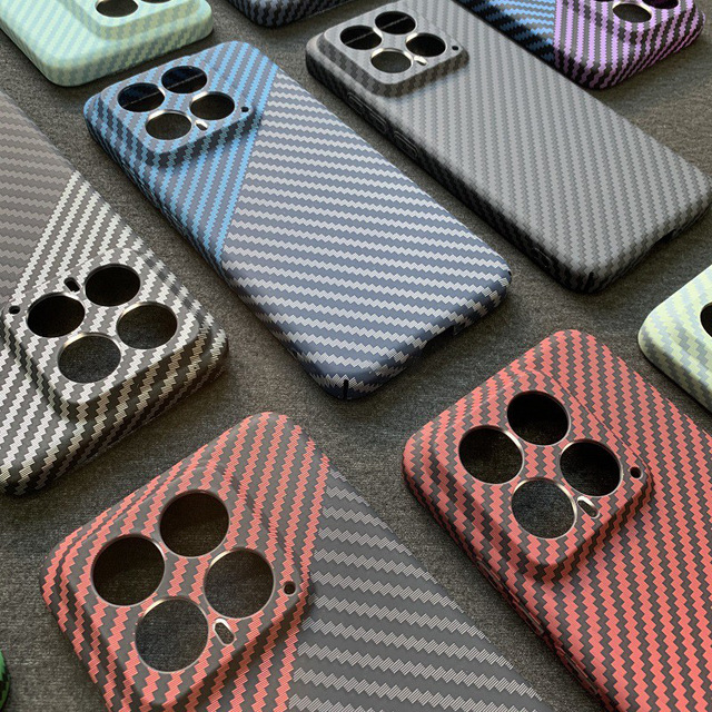 Fashion PC Ultra Slim Carbon Fiber Texture Skin Feel Phone Case Anti-Drop Phone case for Xiaomi 14 13 12 Pro Ultra