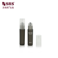 Flacon roll-on 5 ml en plastique PP PCR recyclé avec bouchon long, mini-contenant roll-on anti-démangeaisons pour soins de la peau