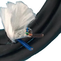 Kabel jaringan terlindung inti 4/8 Super fleksibel dengan 2/3 kabel memutar Pasangan tahan air konduktor terintegrasi daya inti
