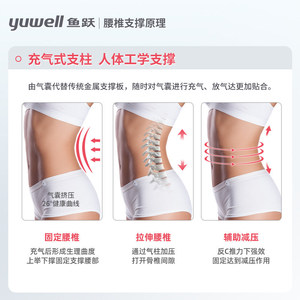 Fish Leap Lumbar Support Belt, Lumbar and Shoulder Disc Support, Lumbar Muscle Support and Fixation, Medical <b>Inflatable</b> DH-Y01 - Product Image 5
