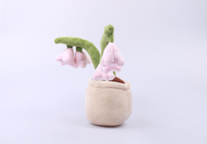 Plantes en pot en peluche mignonnes de guérison-Muguet, poupée de décoration de maison/bureau, idée cadeau, OEM/ODM disponible - Product Image 4