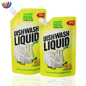 Túi Nhựa Mylar Doypack 750Ml <span class=keywords><strong>1000Ml</strong></span> Túi Đựng Xà Phòng Lỏng Rửa Bát Đĩa Chất Liệu Nylon - Product Image 1