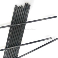 Tige de poteau solide pultrudée bâton en fibre de carbone tige de barre carrée en fibre de carbone de haute qualité