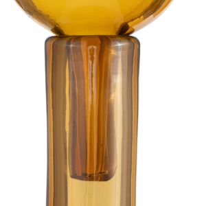 Vaso Alto in Vetro con Tappo, Elegante Silhouette Decorativa per Fiori, Vaso per Soggiorno e Decorazioni per la Casa - Product Image 4