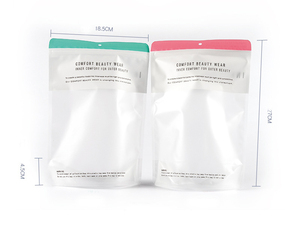 Personalizado grande de plástico de pie Zip Lock bolsas de <span class=keywords><strong>ropa</strong></span> de almacenamiento de bolsa recerrable de embalaje de la <span class=keywords><strong>ropa</strong></span> interior bolsas organizador - Product Image 2