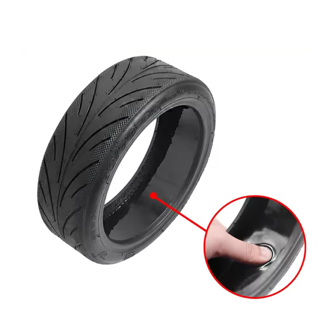 CST 10inch 60/70-6.5 Rubber Tubeless Electric Scooter Tires for Segway Ninebot MAX G30 Kickscooter Repaired Automatically Tyre