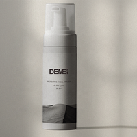 Distributeur de bouteilles en mousse mate personnalisé en gros emballage de soins de la peau pompe en plastique PET 100ml 150ml 200ml 250ml