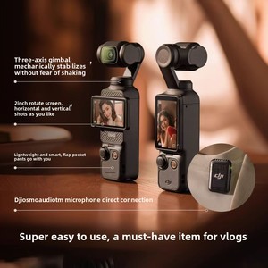 สำหรับกล้องวิดีโอบล็อกกิ้ง Pocket <span class=keywords><strong>3</strong></span> ความละเอียด 4K/120fps เซ็นเซอร์ CMOS ขนาด 1 นิ้ว ระบบติดตามอัจฉริยะ ActiveTrack <span class=keywords><strong>3</strong></span>.0 ระบบติดตามใบหน้า ระบบกันสั่น <span class=keywords><strong>3</strong></span> แกน หน้าจอสัมผัสหมุนได้ขนาด 2 นิ้ว - Product Image 5