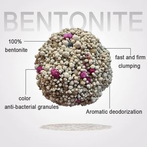 Litière pour chat en bentonite de qualité supérieure, écologique, en forme de boule, forte absorption, sans poussière, contrôle des odeurs, nettoyage et toilettage des animaux - Product Image 5