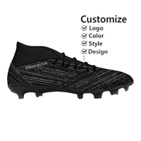 Crampons de football en cuir PU personnalisés fournisseur de chaussures d'entraînement légères et respirantes pour hommes