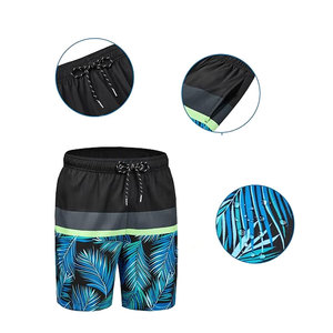 Wholesale High Quality Swim <b>Short</b> Newest Style 100% Polyester Solid Color Summer <b>Men</b> Swim <b>Shorts</b> Elastic Quick Dry with Pocket - Product Image 6
