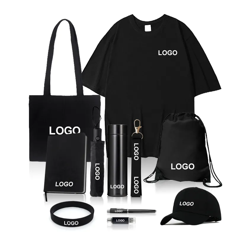 Individuelles Merchandising Unternehmensgeschenkset mit Logodruck Luxus-Werbe- und Geschäftsgeschenkset Produkt Werbeprodukt