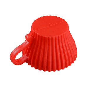 Moule à Gâteau en Silicone Rond Carré <span class=keywords><strong>Muffin</strong></span> Cupcake Moule de Cuisson Antiadhésif Réutilisable Silicone <span class=keywords><strong>Muffin</strong></span> Gâteau Moule de Cuisson Ustensiles de Cuisson - Product Image 2